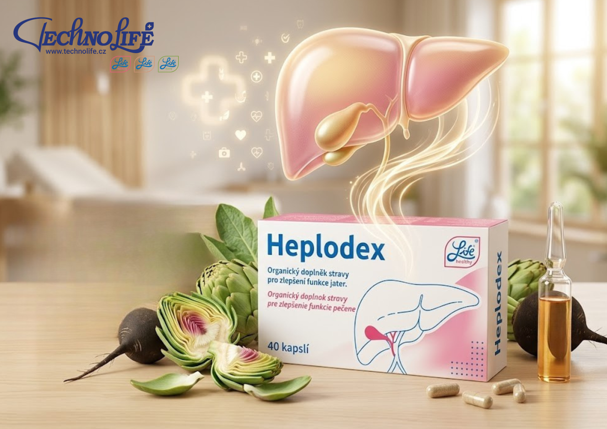 Heplodex: Normální činnost jater a role cholinu